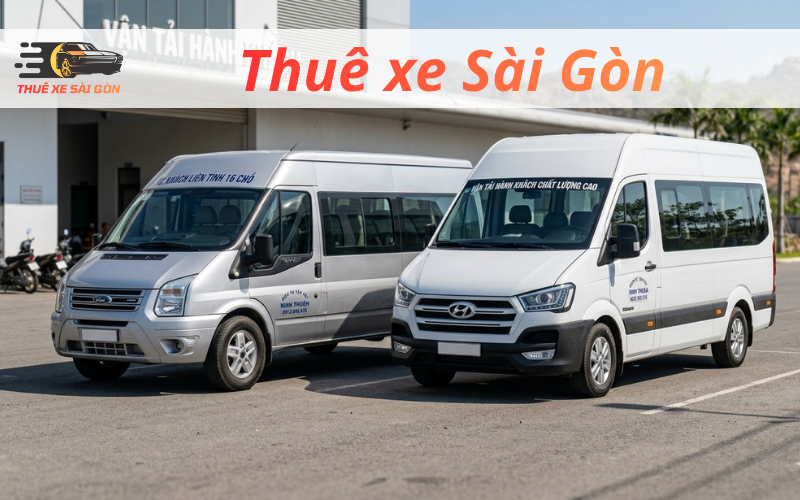 các mẫu xe 16 chỗ phổ biến tại Sài Gòn