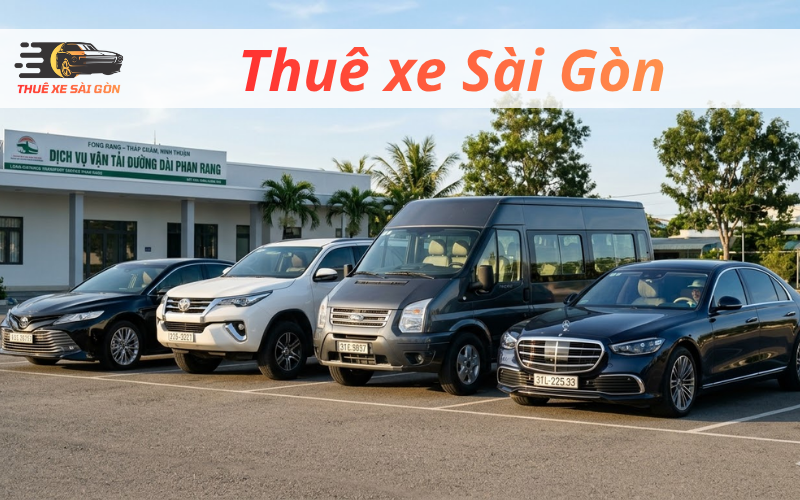 các loại xe thuê đi tỉnh từ Sài Gòn phổ biến hiện nay