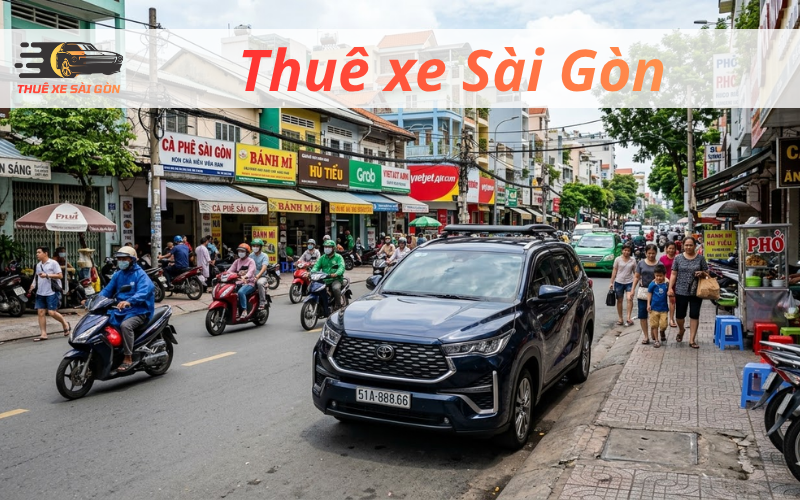thuê xe 7 chỗ Sài Gòn thực tế chất lượng cao